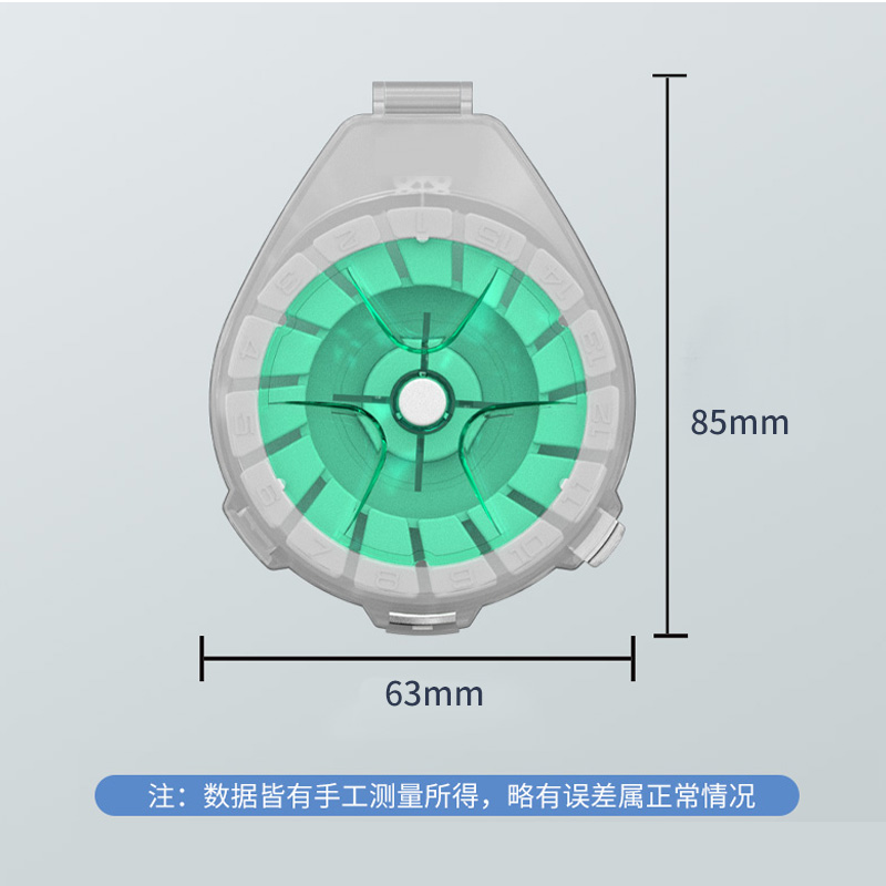 新款路亚多功能卷线盒子线盒碳线收纳盒防逆转可割线主线收纳盒 - 图2