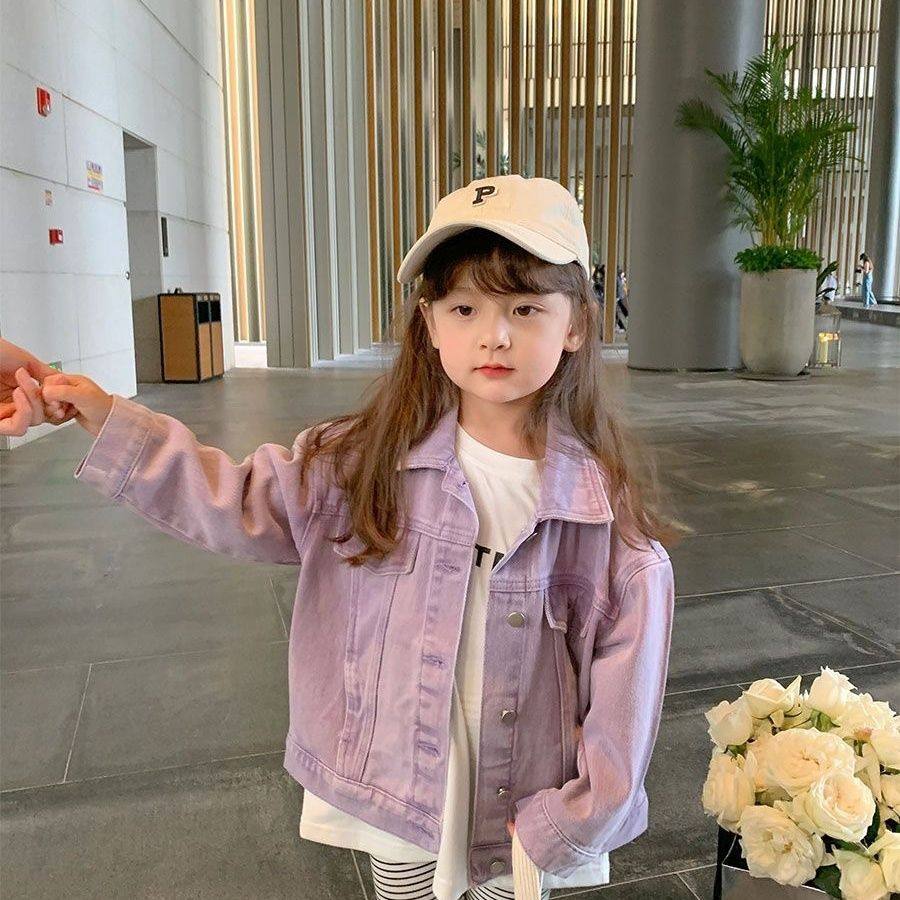女童牛仔外套春装2025新款洋气外穿女孩时髦休闲甜美百搭春秋上衣,淘宝优惠券,粉丝福利购,淘宝优惠卷