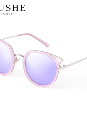 猫眼时尚个性风圆脸驾驶眼镜