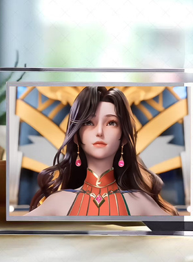 神印王座韩羽动漫同款水晶相框夜未央桌面创意摆件情侣二次元礼物