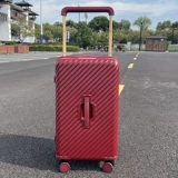 Вместительный и большой белый чемодан подходит для мужчин и женщин, 24 дюймов, подходит для студента