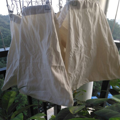 陈皮保存棉布束口袋搬家超大米面粉棉被杂物环保收纳帆布袋子现货 - 图1