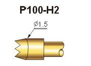 探针P100-H2九爪梅花头测试针长33.35MM针管1.36MM针头直径1.5mm - 图1