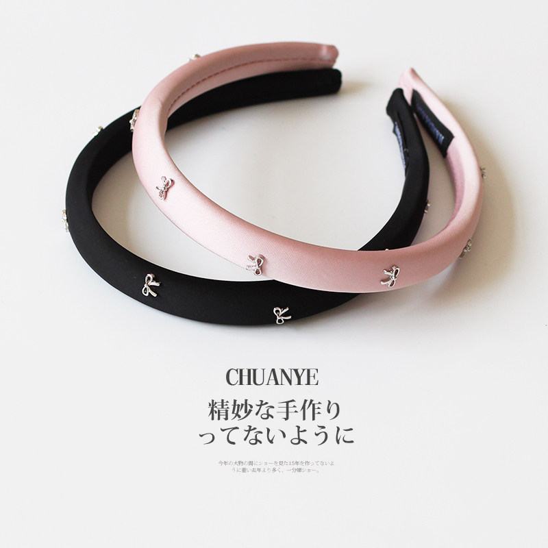 川野饰品蝴蝶结发箍女高级感洋气时尚2025新款高颅顶发卡洗脸头箍,淘宝优惠券,粉丝福利购,淘宝优惠卷