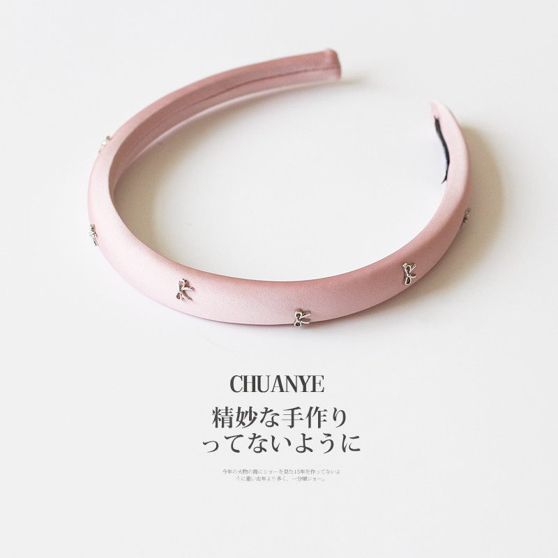 川野饰品蝴蝶结发箍女高级感洋气时尚2025新款高颅顶发卡洗脸头箍,淘宝优惠券,粉丝福利购,淘宝优惠卷