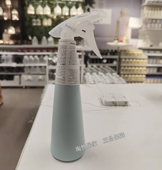 IKEA宜家多玛洒水瓶,喷水浇水壶酒精消毒水喷壶浇花壶气压式调解-图0