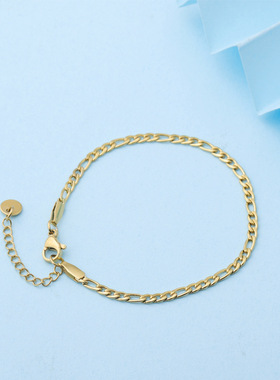 夏秋季个性搭配时尚电镀金色