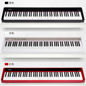 电钢NUX NPK-1电子钢琴便携式智能初学者电钢琴88键重锤演奏专用