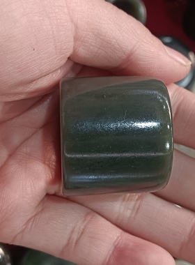 和田玉扳指.男款霸气青玉指环.随身把玩玉器天然玉石扳指戒指