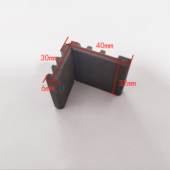 32角托玻璃垫块 塑钢断桥铝铝合金门窗玻璃垫片 塑料垫片调扇垫片 - 图0