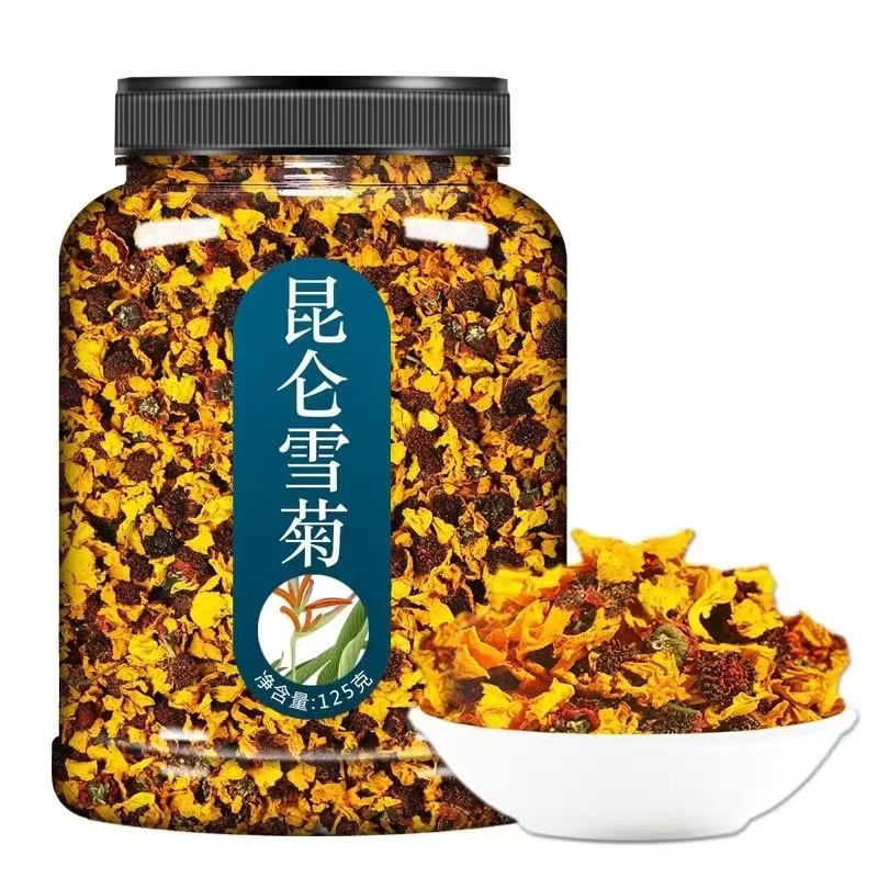 昆仑雪菊新疆克里阳和田高海拔天山冰山特级罐装雪菊花茶 - 图3