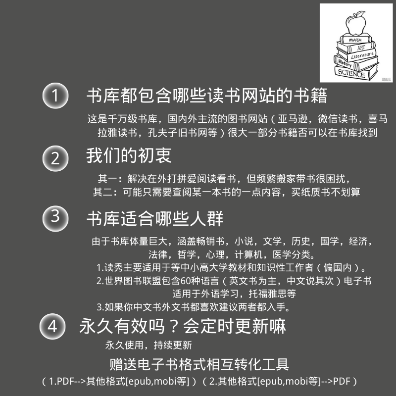 PDF电子书库（读秀千万级书库-机器人全天代找PDF电子书）-图0