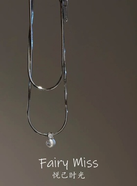 迷你小灯泡钛钢镜面蛇骨链不掉色