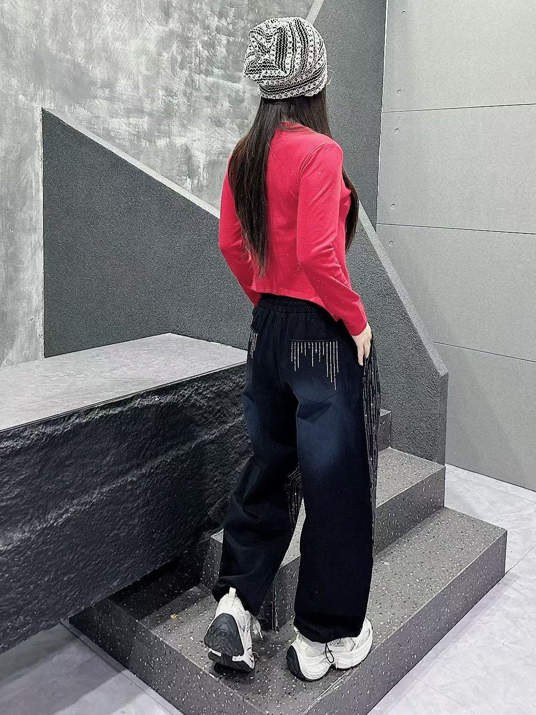 2026秋冬新款曳步舞休闲运动套装女网红同款广场舞队服演出服,淘宝优惠券,粉丝福利购,淘宝优惠卷