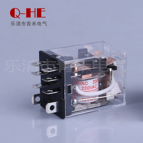 LJQX-13F小型通用继电器10A直流24V12V大8脚交流220V带底座套装 - 图2