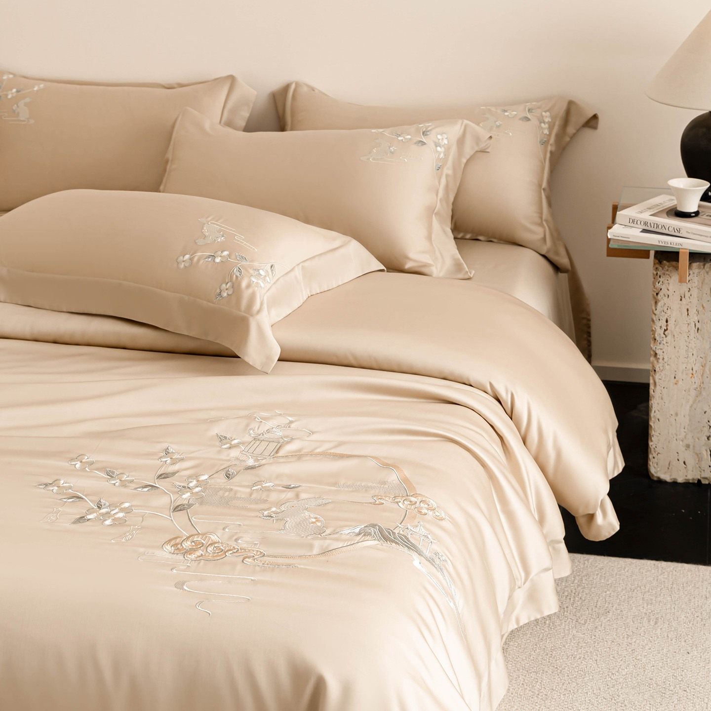 新中式A类长绒棉纯棉四件套婚庆全棉床单被套高级感结婚床上用品4,淘宝优惠券,粉丝福利购,淘宝优惠卷