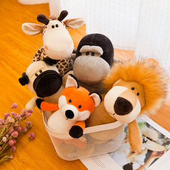 Jungle Animal Elephant Plush Toy Lion Monkey Giraffe Doll Doll Birthday Doll Cute and Adorable Korea