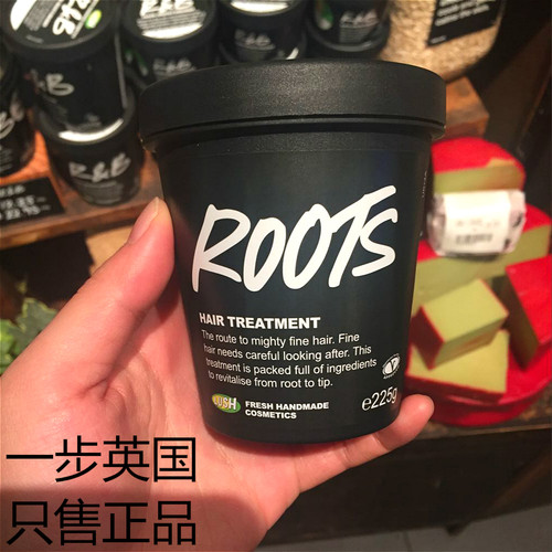 现货英国LUSH ROOTS蜂蜜发膜 强壮头发深层滋养防脱225g 450g - 图1