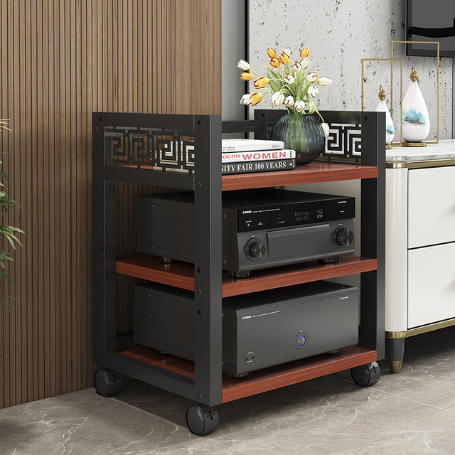 Maple leaf amplifier stand with Chinese style elements, adjustable