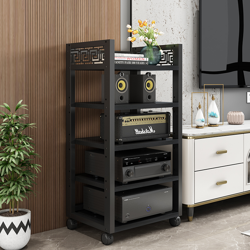 Maple leaf amplifier stand with Chinese style elements, adjustable