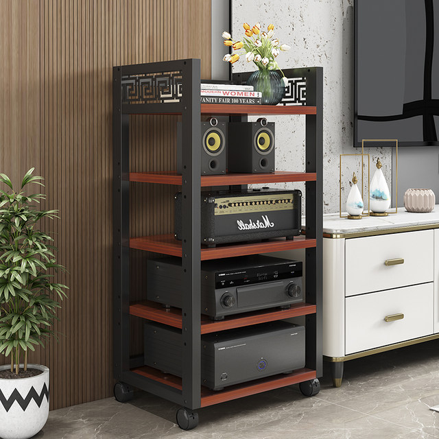 Maple leaf amplifier stand with Chinese style elements, adjustable