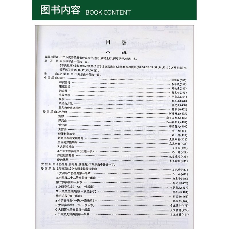 【正版】四川省小提琴考级曲目8~10级教材 四川省社会艺术水平音乐考级教材小提琴 胡惟民 杨宝智主编 四川民族出版社 - 图1