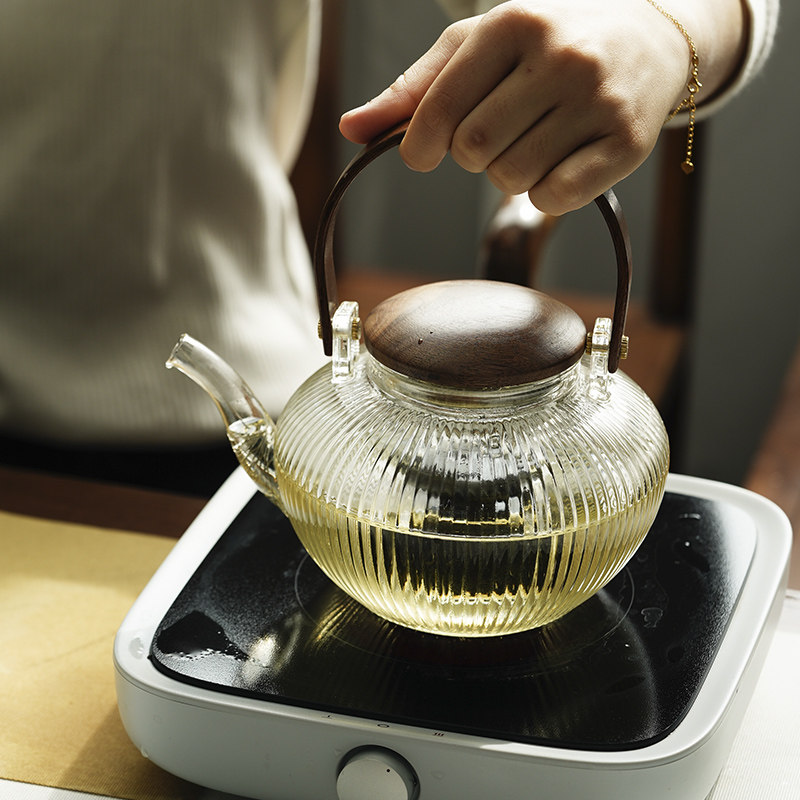 云术耐高温加厚玻璃套装家用泡茶壶 云术茶壶