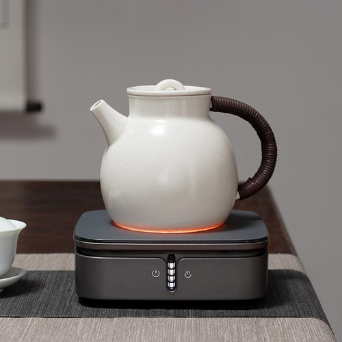 云术 德茗堂猫眼二代电陶炉智能静音煮茶炉陶壶家用烧水壶煮茶器 - 图2