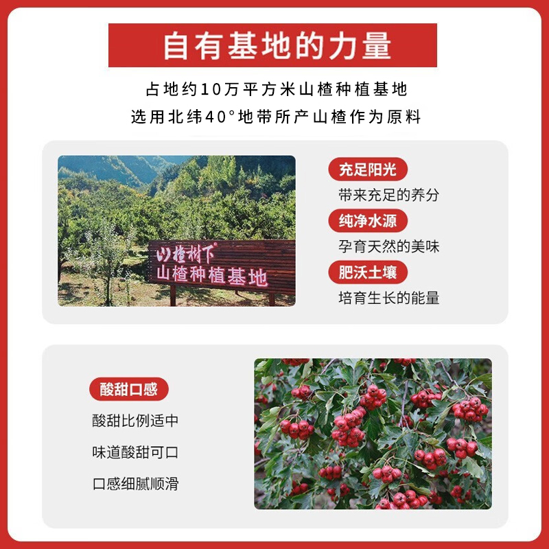 山楂树下官方旗舰店山楂纯果汁不添加蔗糖230ml*15瓶山楂汁整箱 - 图3