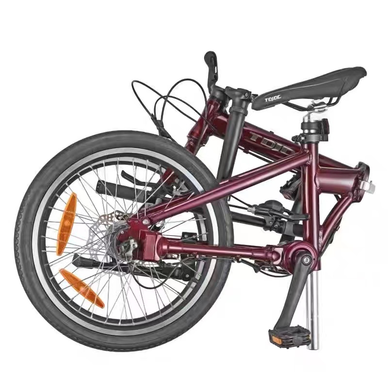 台湾TDJDC佳德兴无链条碟刹折叠自行车传动轴20英寸变速成人单车