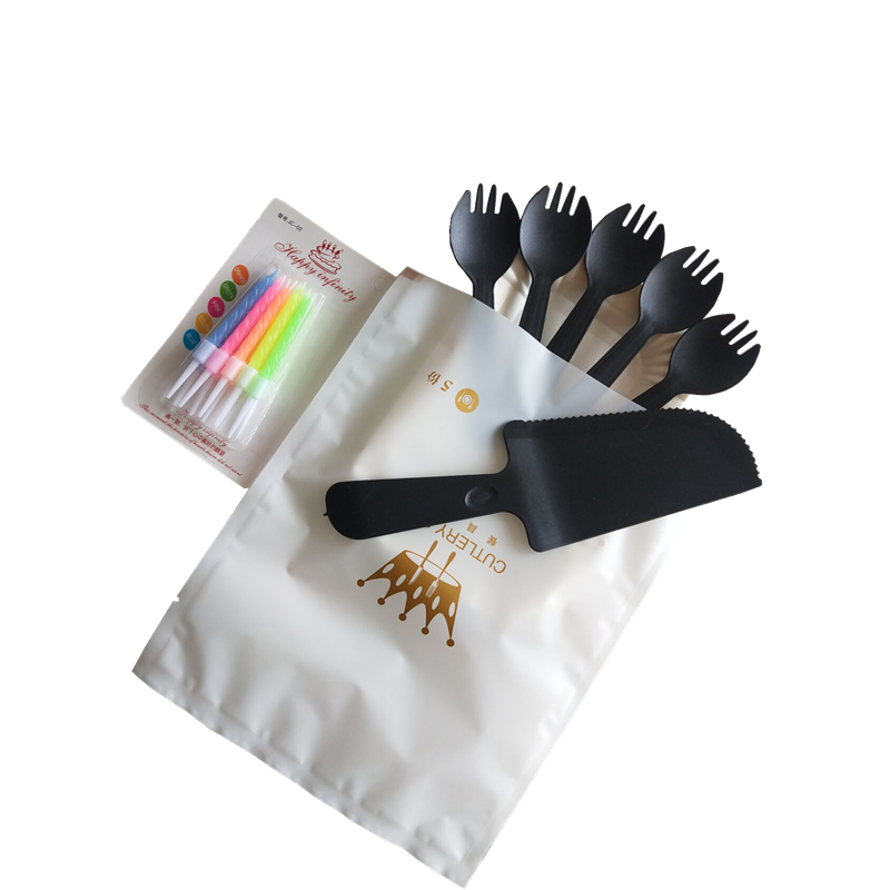 生日刀叉盘一次性组合蛋糕盘子叉子塑料刀叉四合一刀叉盘蜡烛套装,淘宝优惠券,粉丝福利购,淘宝优惠卷