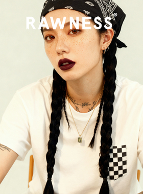 RAWNESS 破碎美金麻将项链融合真实美金碎片寓意财富高纯防水树脂