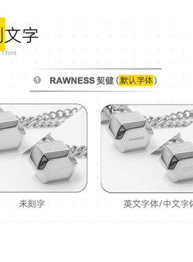 925纯银美国哑铃项链情侣毛衣链