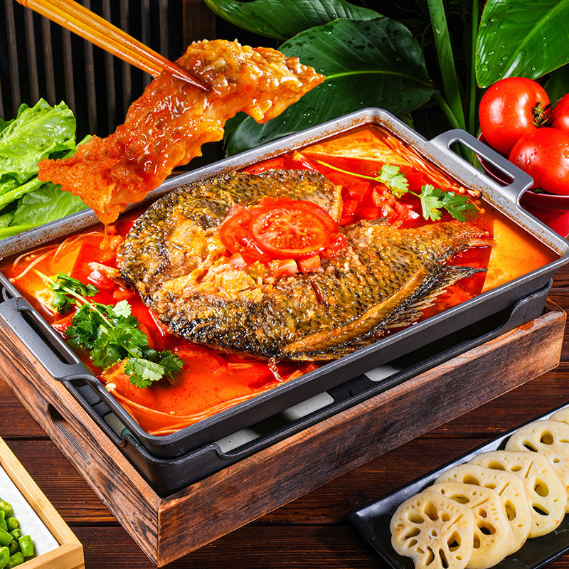 国联水产小霸龙番茄烤鱼半成品加热即食家庭高端预制菜四星罗非鱼,淘宝优惠券,粉丝福利购,淘宝优惠卷