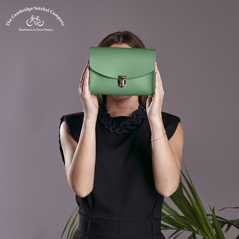 Cambridge Satchel英国剑桥包斜挎信封牛皮单肩包7.5寸Push Lock