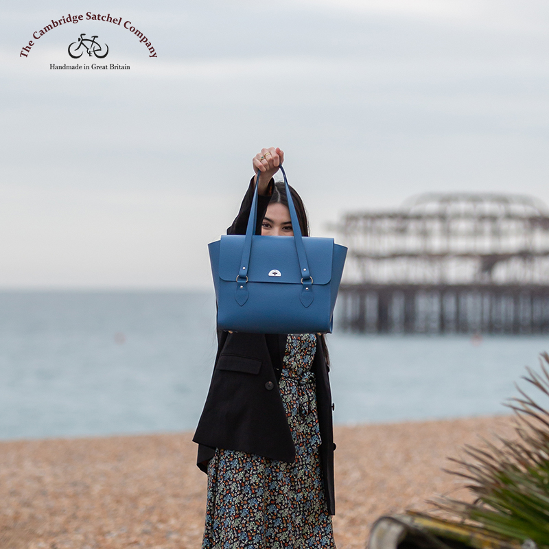 Cambridge Satchel英国剑桥包手提腋下手工牛皮单肩包15寸Emily