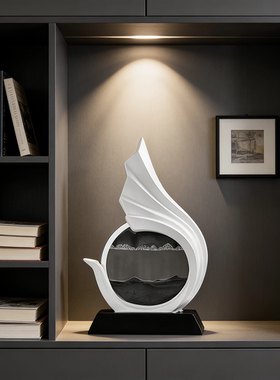 原创设计风声水起酒柜装饰品摆件