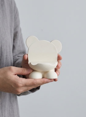 可爱小熊树脂手机支架桌面摆件