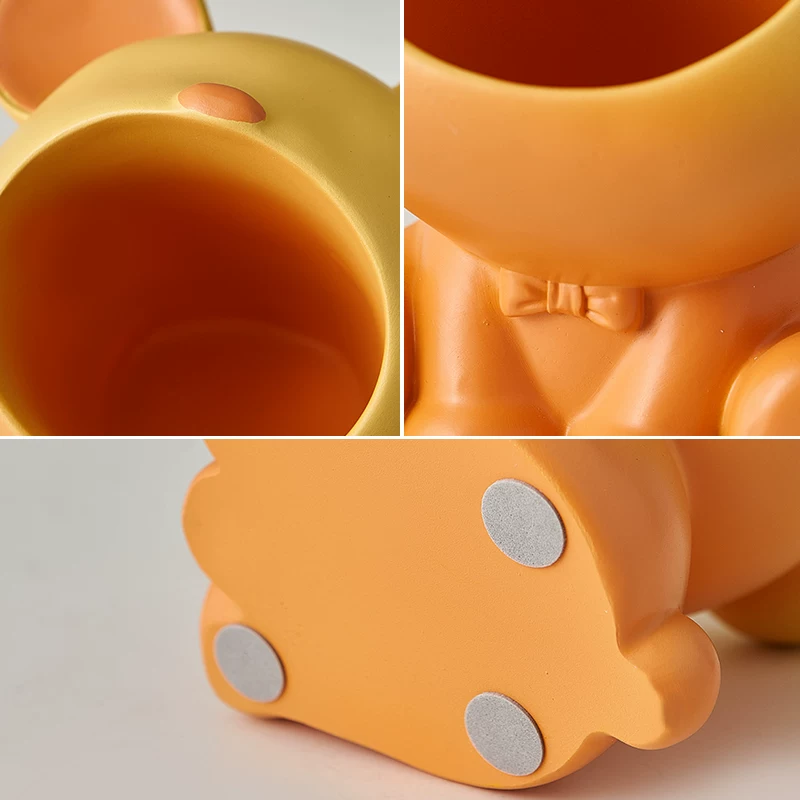 Cute pens holder for students, capacious storage box