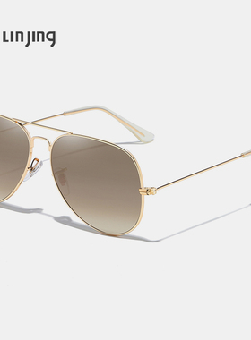 2026新款玻璃墨镜女潮gm大框圆脸