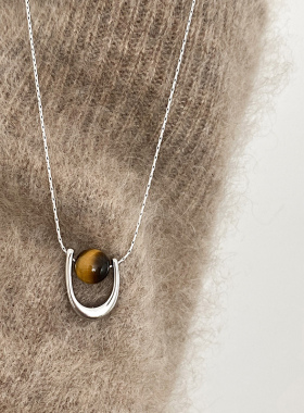 doudoustore虎眼石项链