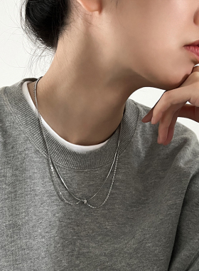 doudoustore花朵小蛮腰项链