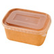 Disposable rice bowl lunch box packed lunch box instant noodles cowhide