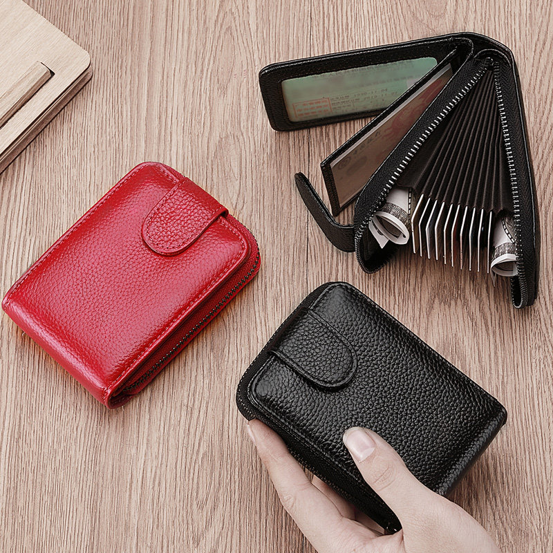 防盗刷防消磁卡包男证件包一体钱包 依古比古卡包