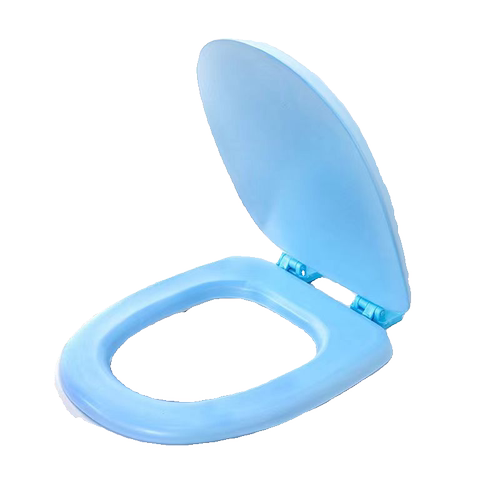 软的马桶盖加厚家用通用EVA坐便器盖板配件UV型四季通用柔软防水 - 图3