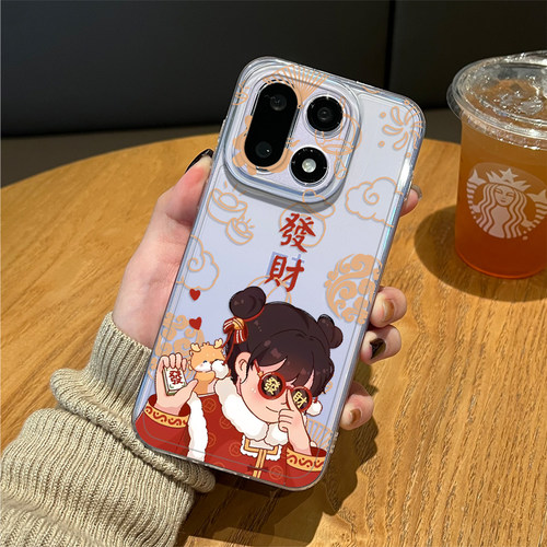 新年发财情侣适用一加15手机壳1+ace6马年13T本命年5pro红色12招财3发财11新款2限定oppo外壳oneplus过年暴富 - 图0