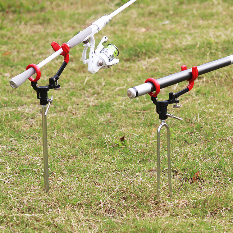 新款铝合金折叠架头手海竿架便携折叠钓鱼支架金属支架钓鱼竿架杆,淘宝优惠券,粉丝福利购,淘宝优惠卷