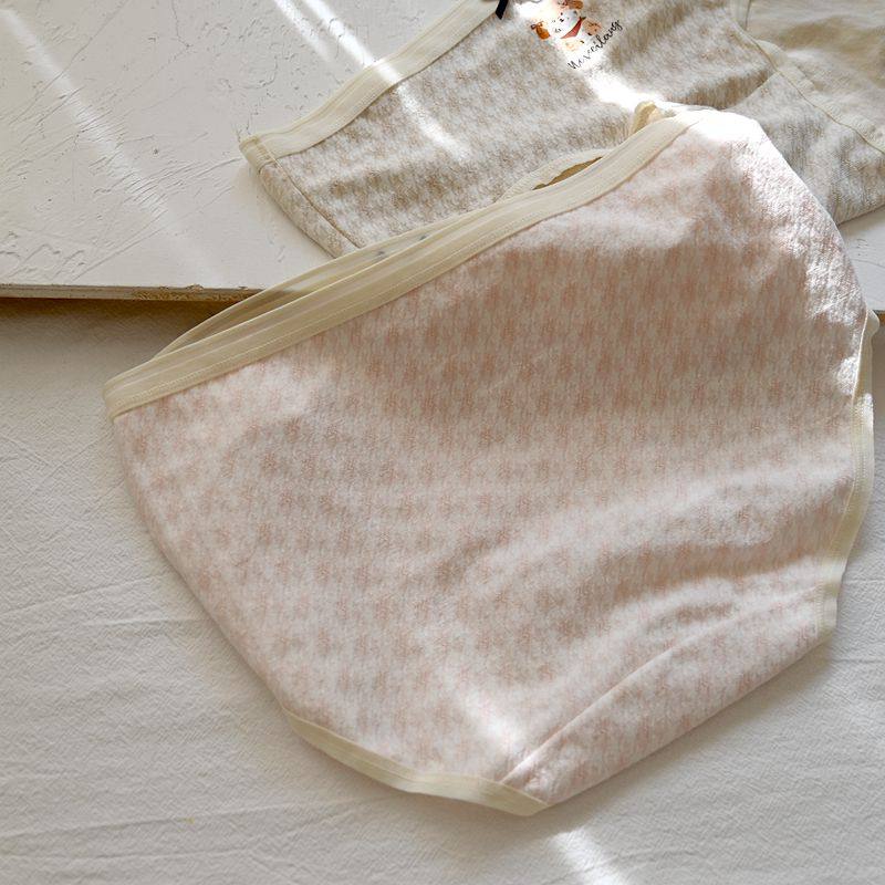 【萌宠日记】可爱小奶狗卡通内裤千鸟格棉质透气中低腰少女短裤,淘宝优惠券,粉丝福利购,淘宝优惠卷