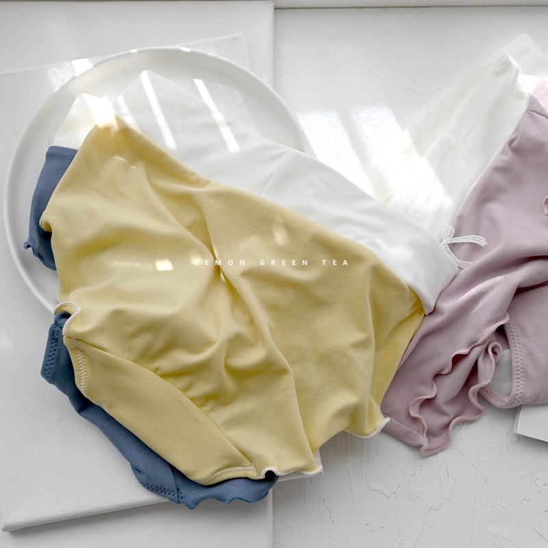 无敌好穿糯糯奶油色系中腰棉质丝滑高弹少女内裤荷叶边包臀女短裤,淘宝优惠券,粉丝福利购,淘宝优惠卷