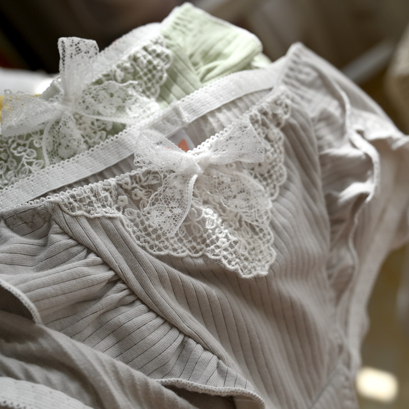 大长腿高开叉复古蝴蝶结敲好穿云朵纯棉少女中低腰内裤学生女短裤,淘宝优惠券,粉丝福利购,淘宝优惠卷